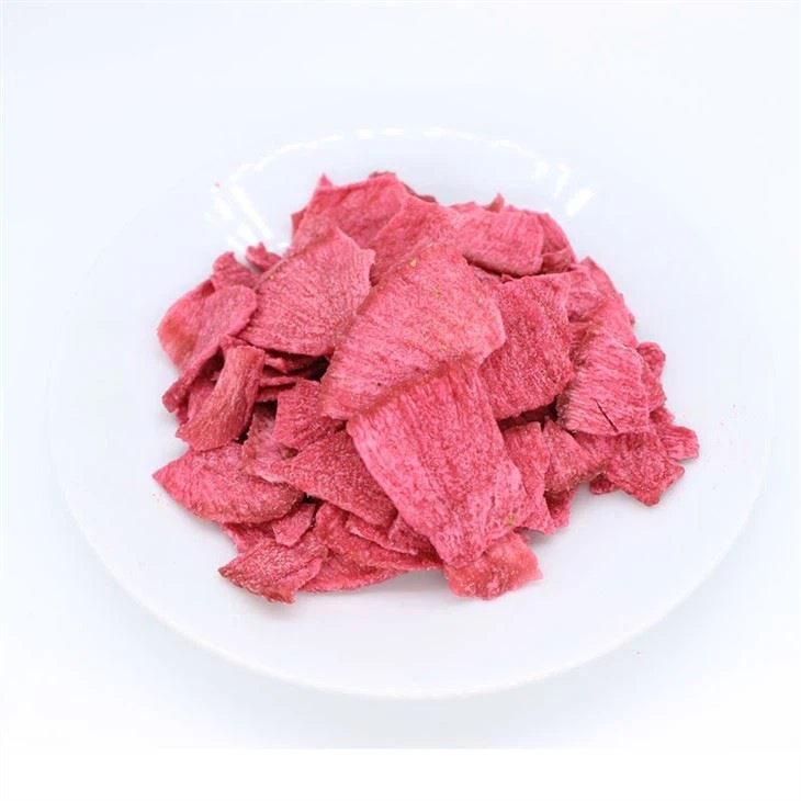 Vacuum Fried Red Radish Slice